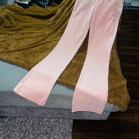 Alexander Wang Women's Size 0 Peak Stacked Pants in Quartz Pink EUC $595 - Picture 7 of 12